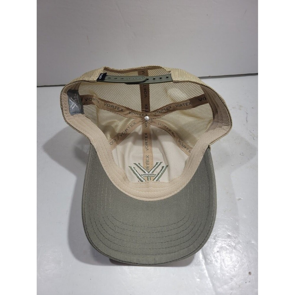 Vortex Optics Olive Green & Tan Mesh Snap Back Hat - Picture 5 of 6